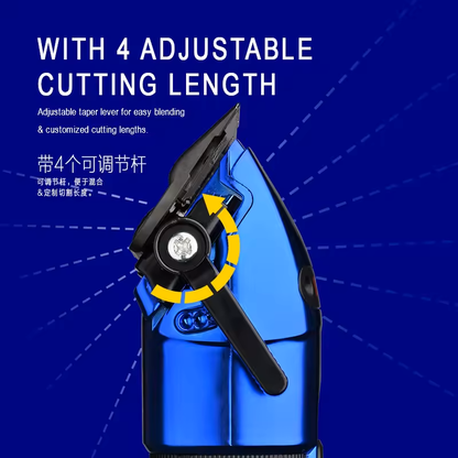 WMARK NG-121 – Kliperi Profesional me 7000RPM, Teh Qeramike & Bateri 240 Minuta