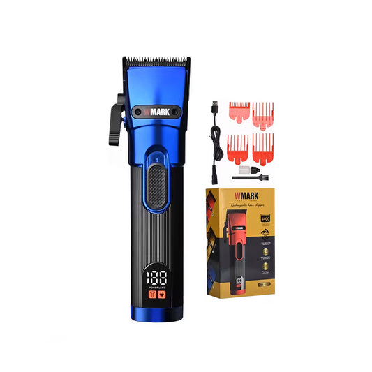 WMARK NG-121 – Kliperi Profesional me 7000RPM, Teh Qeramike & Bateri 240 Minuta