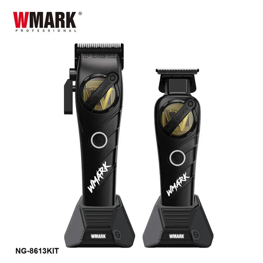 WMARK NG-8613KIT Professional Hair Clipper & Detail Trimmer – Rotary Motor, Fast Charging, Multi-Function Barber Kit for Salon & Home