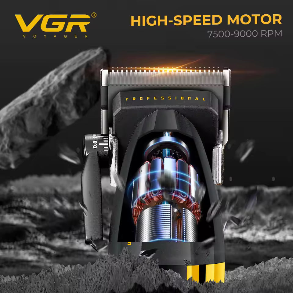 VGR V-285 S4 Professional Barber Combo Kit – Clipper, Trimmer, Shaver & Hair Dryer