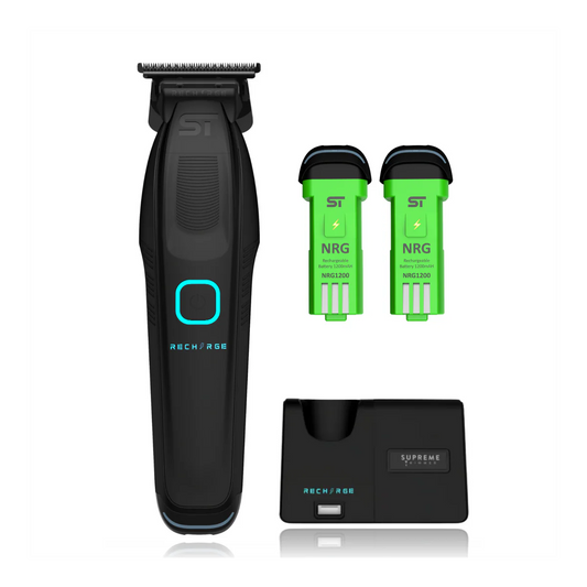 RECHARGE™ ⚡ Trimmer – Performancë e Pandërprerë & Precizion Maksimal për Berberë
