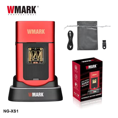 WMARK NG-XS1 – Electric Shaver Profesional me Vector Motor 10,000 RPM, Trup Metalik & Thikë Titanium për Meshkuj