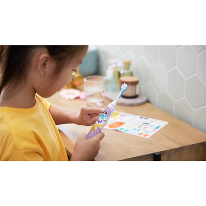 Philips Sonicare For Kids Design a Pet Edition – Furçë Elektrike për Fëmijë me Mbrojtje nga Kariesi & Stickera Argëtuese