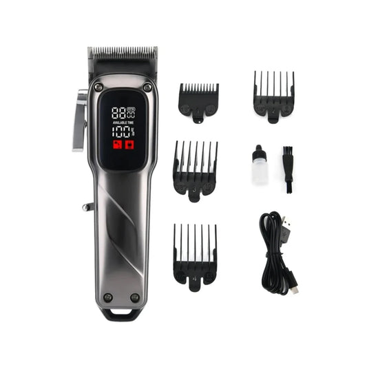 Geemy GM8051 Professional Hair Clipper & Trimmer | 180 min Runtime, 6 Length Settings, Stainless Steel Blade