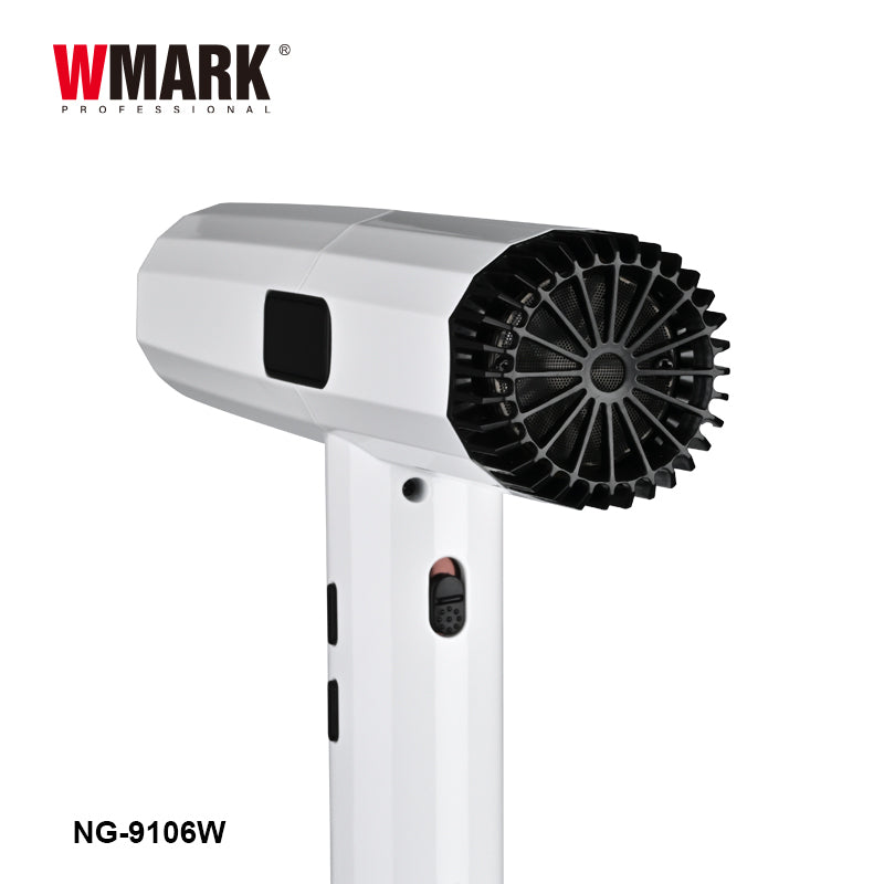 WMARK NG-9106W Professional Hair Dryer – 110,000 RPM DC Motor, 3 Speeds & 3 Heat Levels