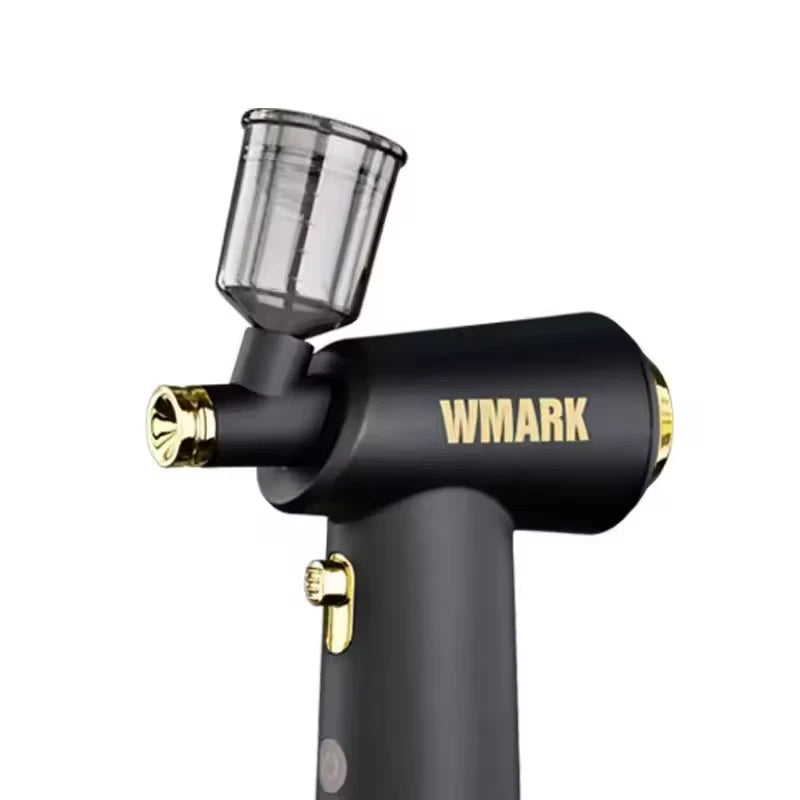 WMARK NG-AB001 Air Brush Profesional Wireless – Pajisje Multifunksionale për Barber & Salon me 3 Nivele Presioni dhe LED Display