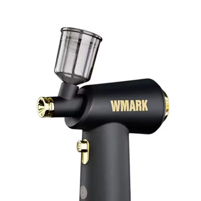 WMARK NG-AB001 Air Brush Profesional Wireless – Pajisje Multifunksionale për Barber & Salon me 3 Nivele Presioni dhe LED Display