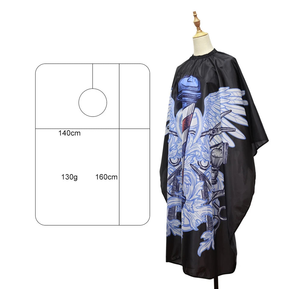 Pelerinë Profesionale për Berberë Waterproof – Barber Cape për Prerje dhe Ngjyrosje Flokësh