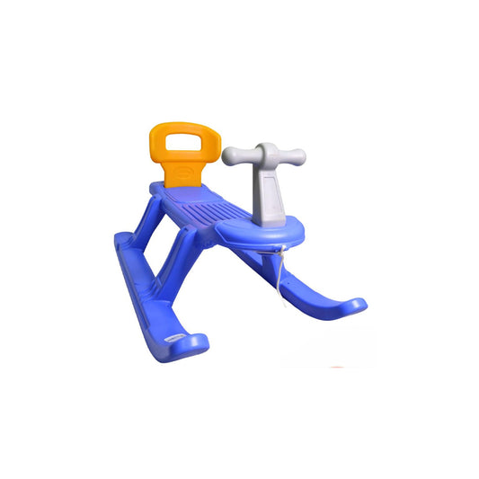 Sajë për Fëmijë me Volan – Dizajn i Sigurt me Mbështetëse, Ngjyra Blu & Kuqe