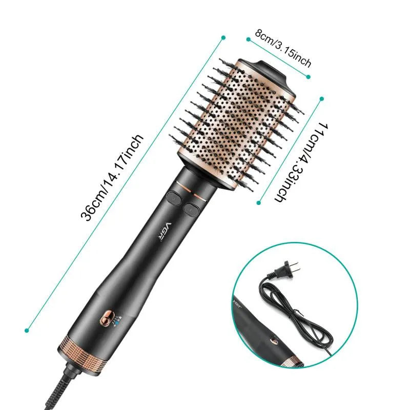 VGR V-494 Generic Hair Dryer Brush – Complete Styling Tool për Flokë të Bukur dhe Profesionale në Shtëpi