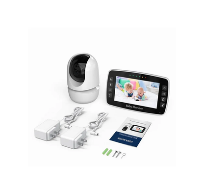 SM43A Baby Monitor me Kamera 4.3” – Monitorim Bebesh me Night Vision, Dy-Drejtimësh & Sensor Temperature