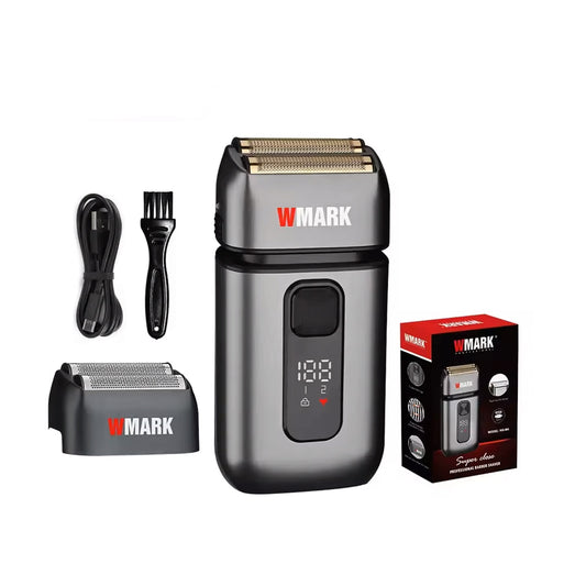 WMARK NG-986 – Shaver Elektrik Profesional për Burra | Foil Shaver me Twin Blade | USB Rechargeable