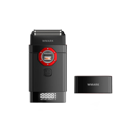 WMARK NG-9911Shaver Profesional – Vector Motor 10000 RPM, Triple Foil Blade, Trup Metalik & Bateri 2000mAh për Meshkuj