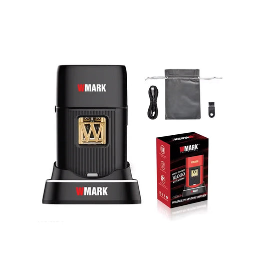 WMARK NG-XS1 – Electric Shaver Profesional me Vector Motor 10,000 RPM, Trup Metalik & Thikë Titanium për Meshkuj