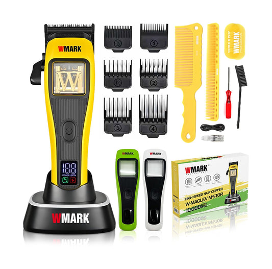 WMARK NG-X1 Plus – Makinë Profesionale për Prerje Flokësh me Motor Maglev Vector 10,000 RPM